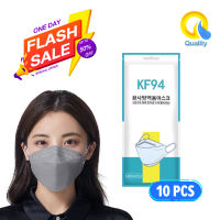 ⚡พร้อมส่ง⚡ [แพ็ค10ชิ้น] 3D Mask KF94 แพ็ค 10 ชิ้น สีเทา หน้ากากอนามัยทรงเกาหลี งานอย่างดี หายใจสะดวก มีบริการเก็บเงินปลายทาง??