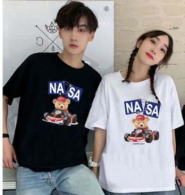 เสื้อยืดแขนสั้นพร้อมส่ง 10สี ลายการ์ตูน ขายดีตามเทรนต์ ลายน่ารัก สีสันสดใส่น่ารัก ใส่ได้ทั้งหญิงและชาย (S-3XL) ***ปลีก-ส่ง*** BK-482