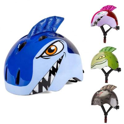 KINGBIKE Childrens Riding Helmets Cute Shark Scooter Skateboard Roller Skate Ultralight Safety Protective Gear Sports Equipment