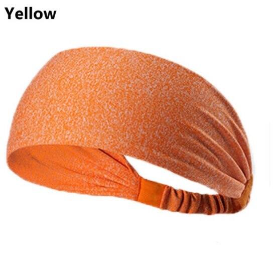 Hot absorbing sweat sport hair bands men women elastic yoga headbands