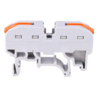 ตัวนำสายไฟ DIN Rail PCT-211 วัสดุไนลอน 11-28AWG 250V ตัวนำเชื่อมต่อสำหรับควบคุมไฟฟ้าอุปกรณ์จ่ายไฟแสงสว่าง 20 ชิ้น