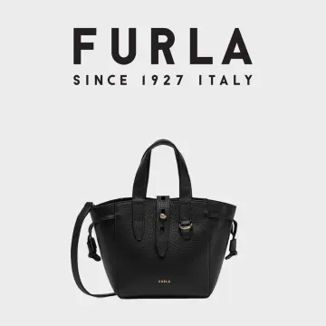 Furla Sally Charcoal Saffiano Leather Tote bag, Luxury, Bags