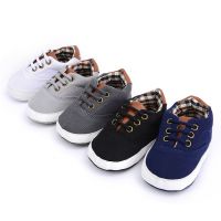 COD DSFGREYTRUYTU New Canvas Baby Sports Sneakers Shoes Newborn Baby Boys Girls First Walkers Shoes Infant Toddler Soft Sole Anti-slip Baby Shoes（0-18 month）