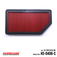 ไส้กรองอากาศ HURRICANE HS-0406/HS-0406-C Kia K3 1.6L ปี13-18