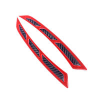 1Pair Car Fender Protector Universal Reflective Car Wheel Eyebrow Fender Sticker Strips Anti-Collision Carbon Fiber Fender Flare