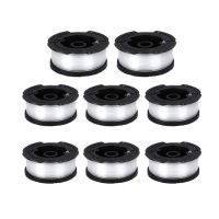 8Pcs Line String Trimmer Replacement Spool, 30Ft 0.065Inch Autofeed Weed Eater String, for Black+Decker String Trimmers