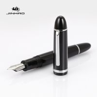 Jinhao X159 Fountain Pen Black Acrylic Barrel Silver Trim Iraurita Fine Nib Ink Pens for Writing Office Business School A7107 Cups  Mugs Saucers