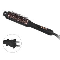 Beard Hair Straightening Brush Hot Heated Comb Men Beard Multifunctional Straightener Ceramic Comb Quick Hair Styler 875C