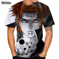 Men New Summer Anime Naruto T-Shirt Men Short Sleeve 2023 3D Printing Casual Fashion Crew Neck Streetwear T-Shirt