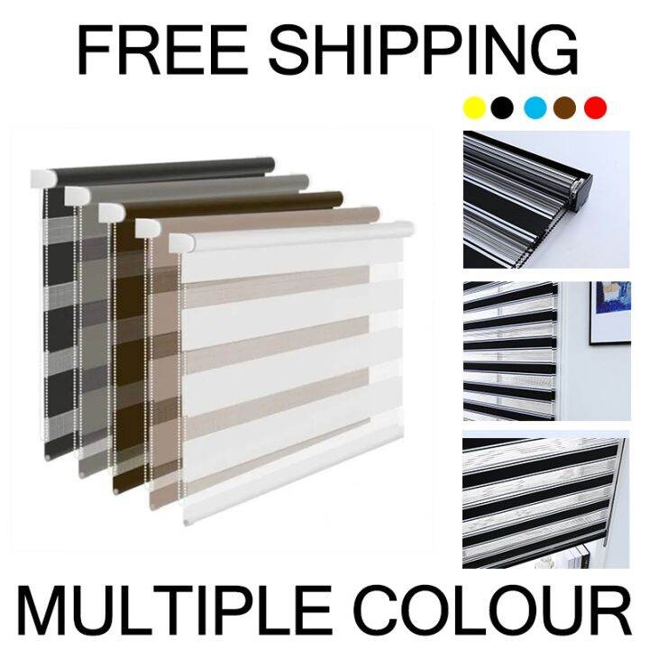 60x160/80x160/100x160/120x160cm Duo Roller Blinds Curtain