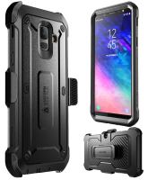 สำหรับ Samsung Galaxy A6 ปลอก SUPCASE เคสที่ทนทานเต็มตัวพร้อมตัวป้องกันหน้าจอและซองคลิป