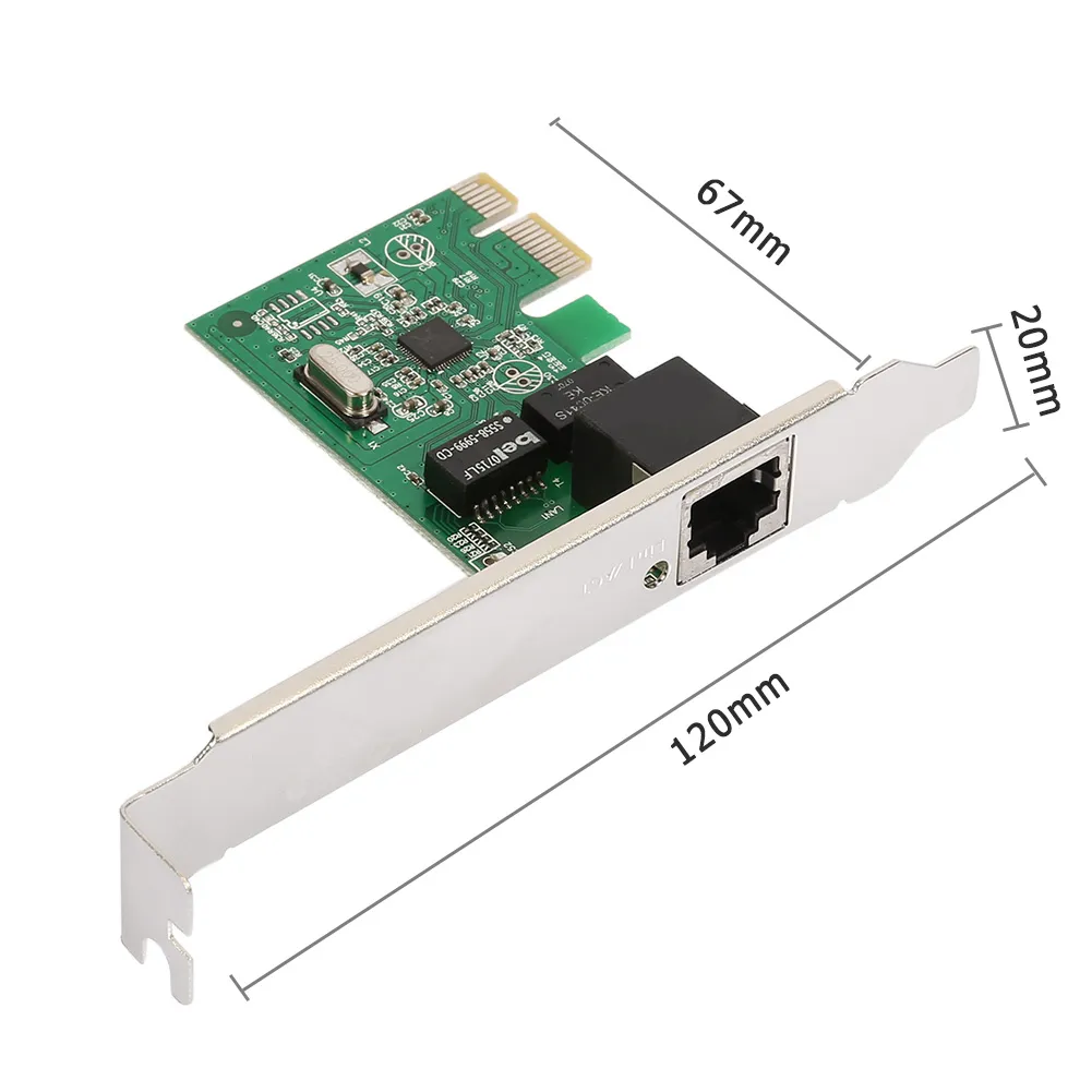 Card Mạng Gigabit Ethernet PCI-E Express Bộ Chuyển Đổi LAN Cổng RJ45 Cho  Máy Tính Để Bàn Máy Tính Để Bàn 