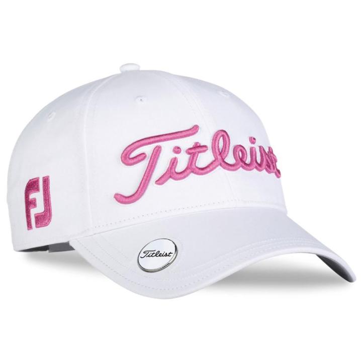 ของแท้-titleist-หมวกกอล์ฟใหม่สุภาพสตรีหมวกกอล์ฟหมวกแก๊ปสำหรับเล่นกีฬากลางแจ้งหมวกสำหรับเดินทาง