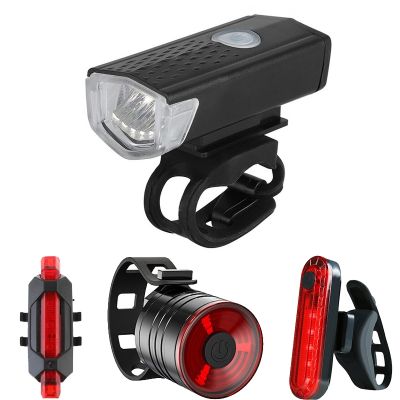 Rechargeable Front Lights Back Rear Taillight MTB Road Headlight Accessories Cycling
