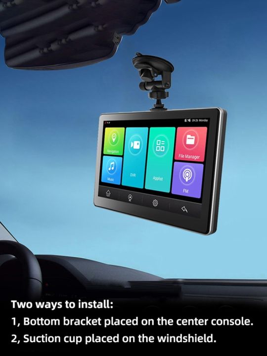 bluavido-7-quot-touch-4g-android-dash-cam-gps-navigation-fhd-1080p-video-recorder-car-dvr-adas-wifi-bluetooth-24h-parking-monitoring