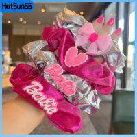 HOTSUN56 สีทึบทึบ ตุ๊กตาบาร์บี้ scrunchie อีลาสติก แฟชั่นสำหรับผู้หญิง เชือกมัดผม ที่มัดผม อุปกรณ์เสริมผม ยางรัดผม สำหรับผู้หญิง