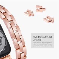 Luxury Metal Diamond Strap for Samsung Galaxy Watch 4 Classic 46mm 42mm/Watch4 44/40mm Band Stainless Steel Wristbands Braceletby Hs2023