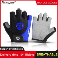 hotx【DT】 Anti Shock Breathable Half Gloves Cycling Gym Crossfit Exercise