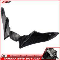 Motorcycle Carbon Fiber Downforce Naked Forntal Spoilers Aerodynamic Wing Deflector For YAMAHA MT-09 SP 2022 2023 MT09 21-23