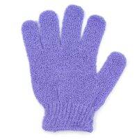 ถุงมือขัดผิว Polyester 5-Finger Design Body Scrub Mitt for Deep Cleaning