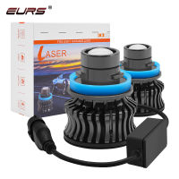 EURS Laser led headlight H7 LED H11 H8 H9 HB3 Hb4 9005 9006 fog lamp Laser headlamp bulb for Fog light High beam led Spot Light