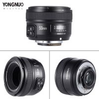 YONGNUO F1.8 50มม. สำหรับ Nikon D800 D300 D700 D3200 D3300 D5100 D5200 D5300 D7000รูรับแสงขนาดใหญ่ MF DSLR เลนส์กล้องถ่ายรูป