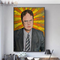 โปสเตอร์ภาพยนตร์ออฟฟิศ DWIGHT SCHRUTE คลาสสิกไมเคิล Scott Cites ผ้าใบวาดภาพศิลปะบนผนังห้องนั่งเล่นตกแต่งบ้าน714-B2