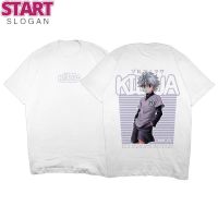 START เสื้อยืดแขนสั้นลําลอง ทรงหลวม พิมพ์ลายอนิเมะ Well Hunter X Hunter Killua Zoldyck พลัสไซซ์ แฟชั่นสําหรับผู้ชาย และผู้หญิง