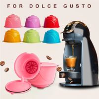 【YF】 Cápsula de filtro café reutilizável plástico recarregável copo para máquina dolce gusto acessórios cozinha reutilizável