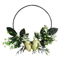 Wall Decoration Wreath Garland the Simulation Flower Vine Rattan Hoop Artificial Flowers Ring