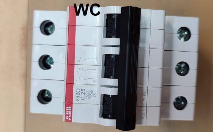 sh203-c25-เซอร์กิตเบรกเกอร์-25-amp-3pole-6ka-abb