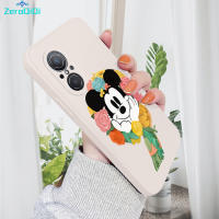 เคสโทรศัพท์ ZeroQiQi สำหรับ Huawei Nova 9 SE Huawei Nova 10 Nova 10 Pro เคสมิกกี้เมาส์ลายการ์ตูนเคสโทรศัพท์เคสป้องกันทนแรงกระแทกกล้องคลุมทั้งหมดปลอกซิลิโคนน้ำทรงสี่เหลี่ยมของแท้