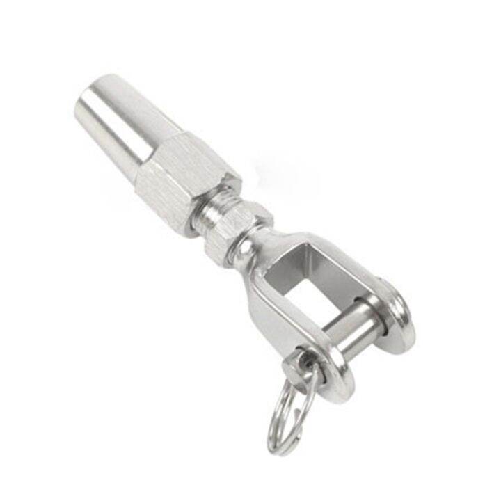 Marine Grade 316 Stainless Steel Deck Cable Railing Hardware Kit for Stair Railing Jaw Swage