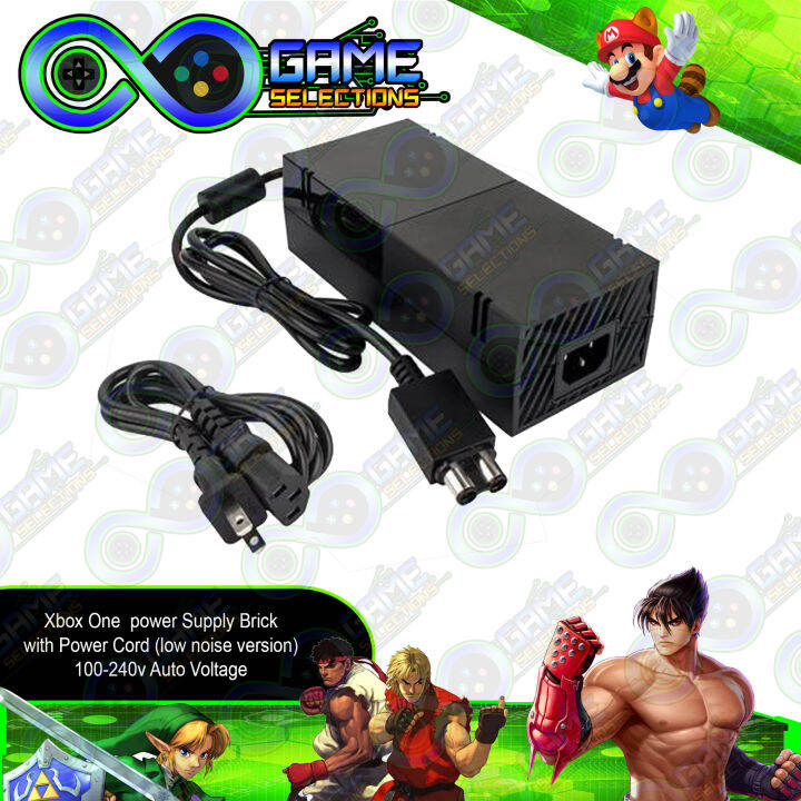 Xbox One Power Supply Brick with Power Cord,(Low Noise Version) 100