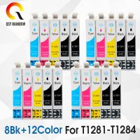 สำหรับ Epson ที่รองรับตลับหมึก T1281สำหรับ EPSON Stylus S22 SX125 SX130 SX230 SX235W SX420W SX425W SX430W SX435W หมึกเครื่องพิมพ์