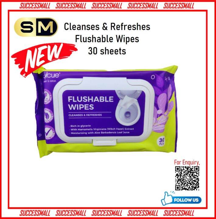 Cleanses & Refreshes Wet Toilet Paper Flushable Feminine Wipes 湿厕纸