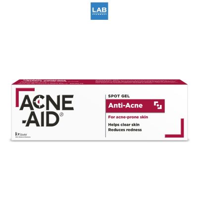 Acne-Aid Spot Gel Anti-Acne 10 g.  แอคเน่-เอด สปอต เจล แอนติ-แอคเน่ เจลแต้มสิวสำหรับผิวหน้า และ ผิวกาย 1 หลอด บรรจุ 10 กรัม