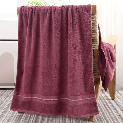 ผ้าเช็ดตัว (เช็ดตัว+เช็ดผม) ผ้าเช็ดตัวเยื่อไผ่ Bamboo towel