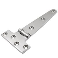 2 Pieces Heavy Duty T Hinge T-Strap Hinges 6Inch X 3Inch Casting Hinge 316 Stainless Steel for Boat&amp; AUTO