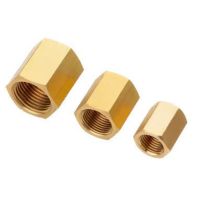 Brass Copper Hose Pipe Fitting Hex Coupling Coupler Fast Connetor Female Thread 1/8 1/4 3/8 1/2 3/4 BSP