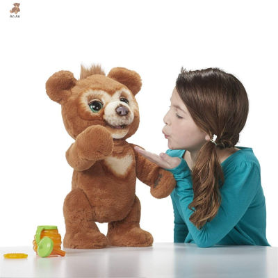 ตุ๊กตาของขวัญวันเกิดยัดนุ่นรูปหมีสำหรับเด็กตุ๊กตาแบบโต้ตอบสุดน่ารัก ANA The Curious Bear