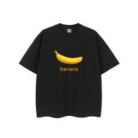 【HOT】◆™ 2023 Fashion Banana Print Men T-shirts Breathable Oversized Cotton T Male Short Sleeve Tees Shirts S-XXXXL