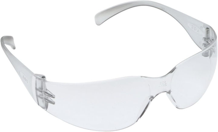 3M Tekk 11329-00000-20 Virtua Anti-Fog Safety Glasses, Clear Frame and Lens, 20-Pack 20 Count