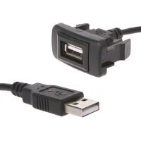 AUX USB Port Cable Adapter 12-24V Cord Wire USB Charging Adapter for Toyota VIGO