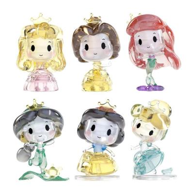 3D Crystal Puzzle Princess Puzzle Fun Fairy Tale Princess Jigsaw Brain Challenge Toys Christmas Gift for Family and Friends impart