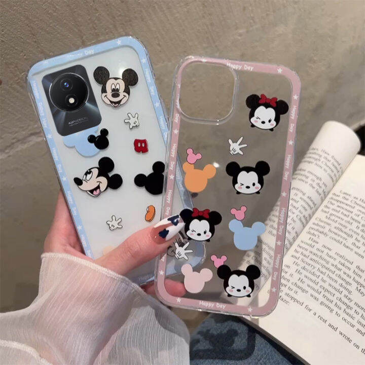 เคสโทรศัพท์ใหม่กรอบ-สำหรับ-vivo-y02t-y02a-เคสซิลิโคนนิ่มเคสการ์ตูนน่ารักแบบคู่กันตกสำหรับ-vivo-y02t-y02a-เคส