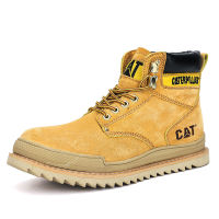 Caterpillar รองเท้าบูทหุ้มข้อสำหรับผู้ชายและผู้หญิง,รองเท้าแฟชั่นรองเท้าลำลองหุ้มข้อรองเท้าปีนเขา