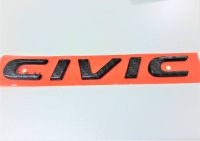 Logo CIVIC carbon  ติดท้ายรถ โลโก้ CIVIC ลายเคฟล่า สำหรับ HONDA  CIVIC FC FK  2015-2021