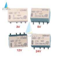 5Pcs/lot DC 3V 5V 12V 24V SMD G6K-2F-Y Signal Relay 8PIN For Relay Module 10*6.5*5mm Electrical Circuitry Parts