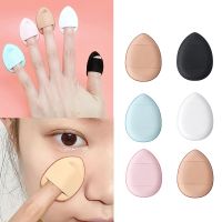 5-12Pcs Mini Size Makeup Sponge Concealer Foundation Puff Air Cosmetic Cushion Sponge Finger Makeup Dry Wet BB Cream Applicator